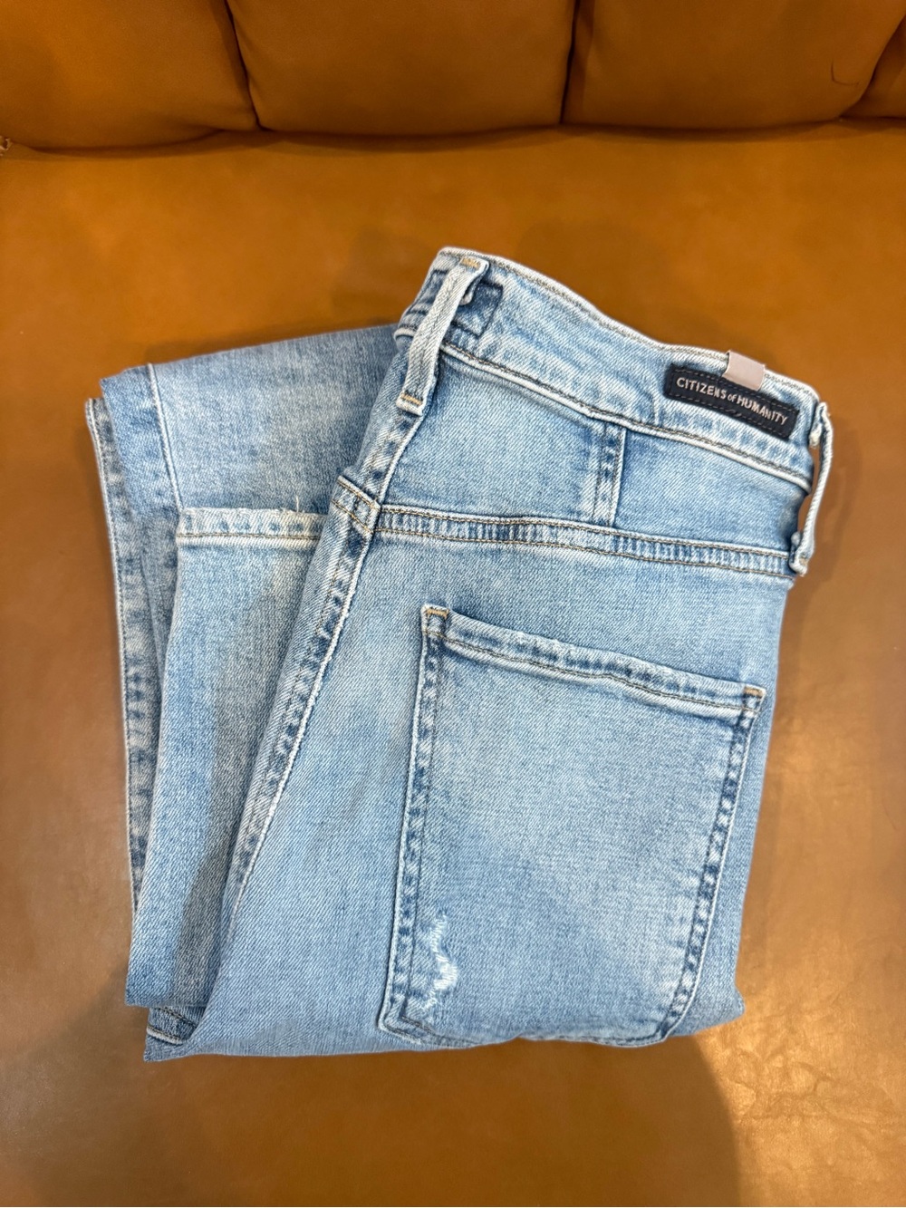 Citizens Of Humanity Chrissy Light Wash Skinny Jeans